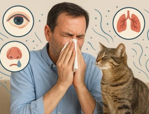 Як жити з алергією на кота: симптоми, причини, рішення