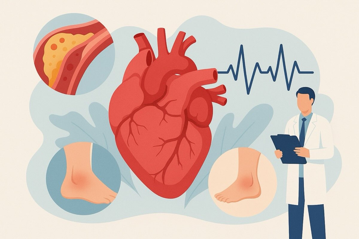Сердечно-сосудистые заболевания: виды, причины и риски
