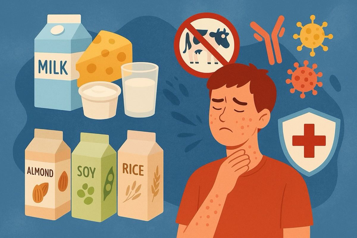 Аллергия на молочные продукты: симптомы, диагностика, лечение