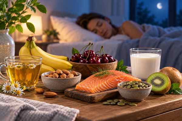 7 продуктів, що покращують сон: як їжа впливає на нічний відпочинок